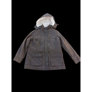 Outback Trading Company The Woodbury Jacket Women's Size XL  Brown Sherpa Lined
